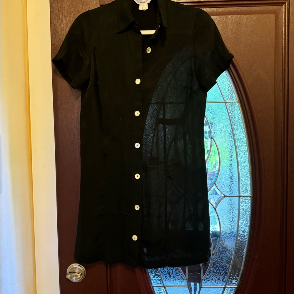 & Other Stories Black Mini Dress